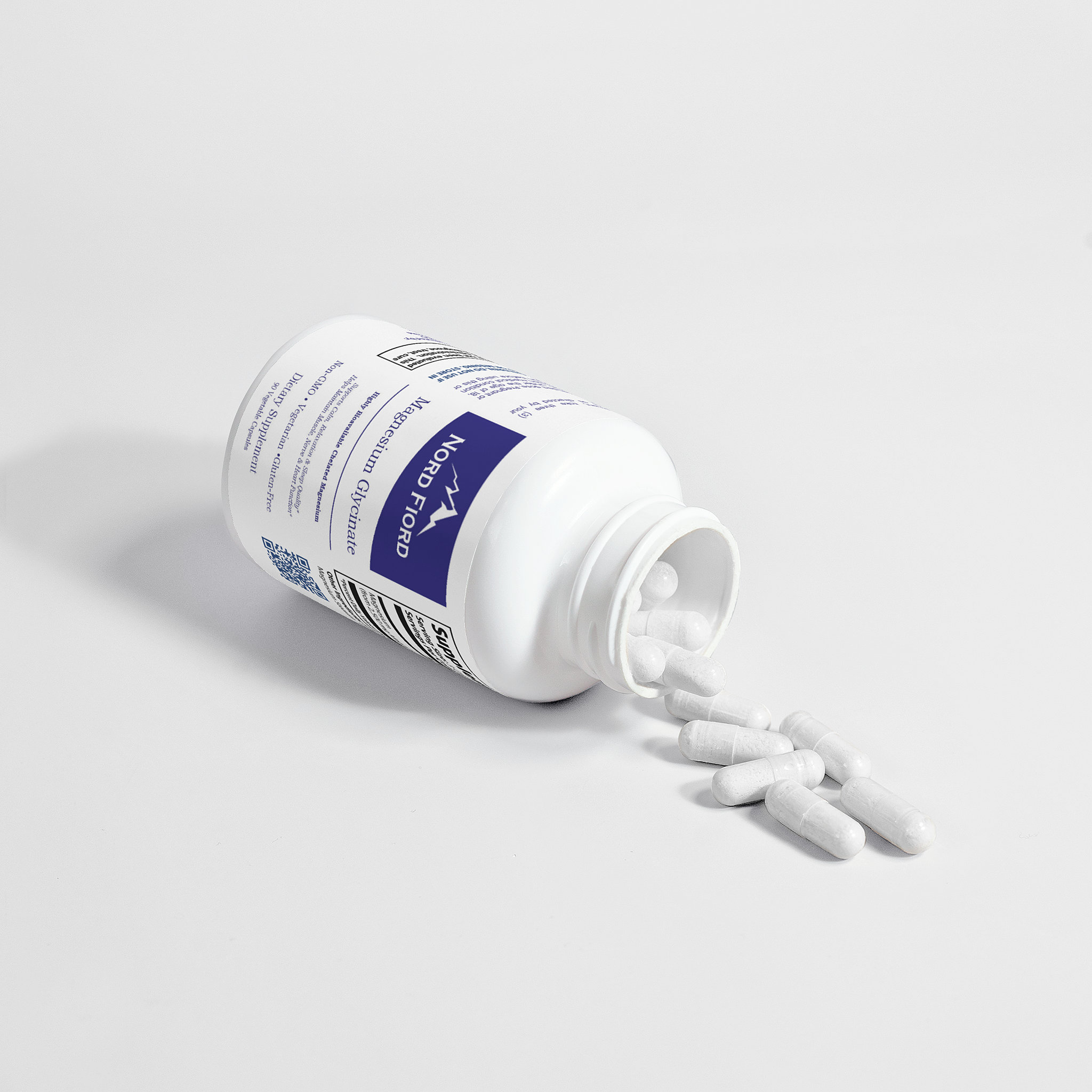 Nord Fiord Magnesium Glycinate - kapsulalar bilan